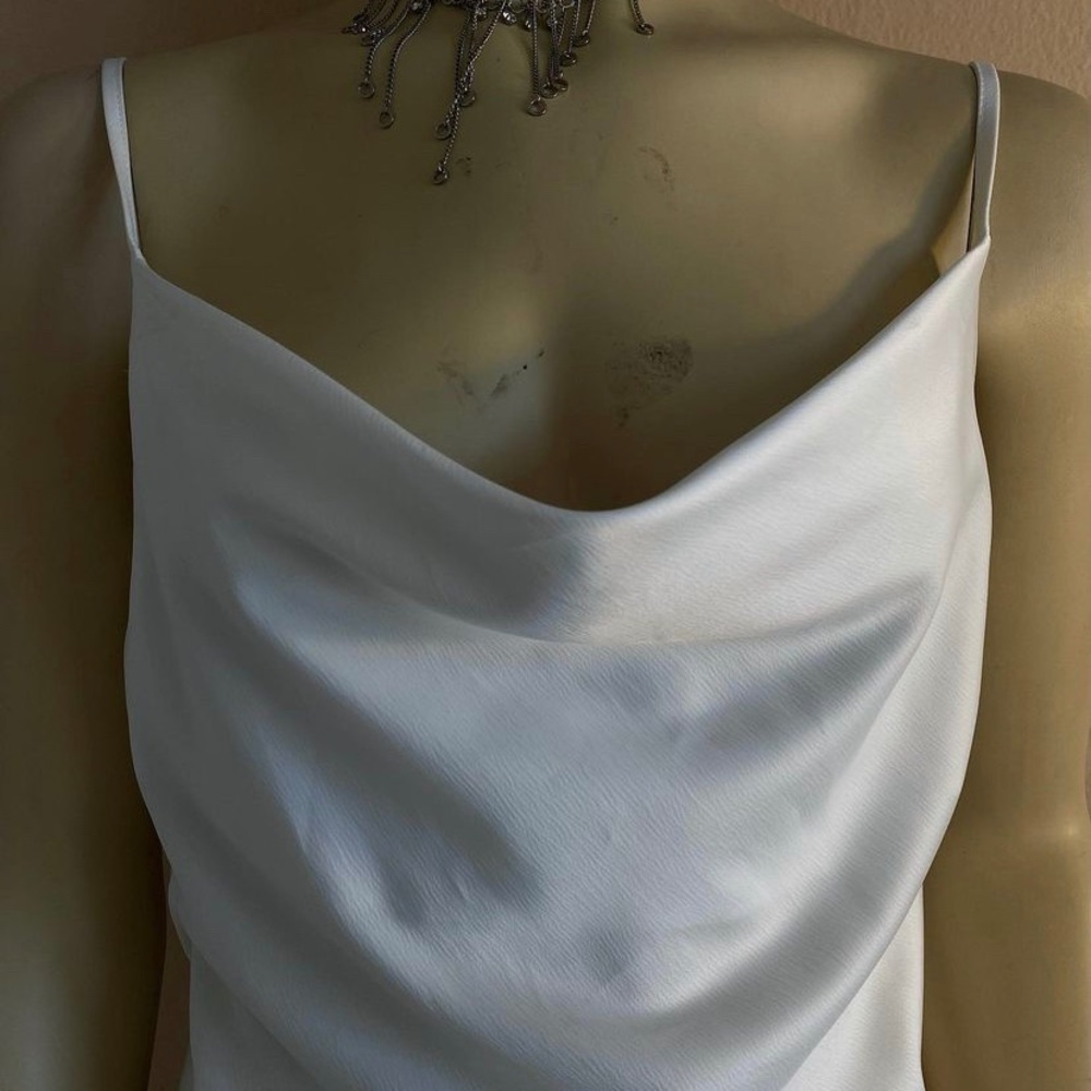 white silk cami top by Glam